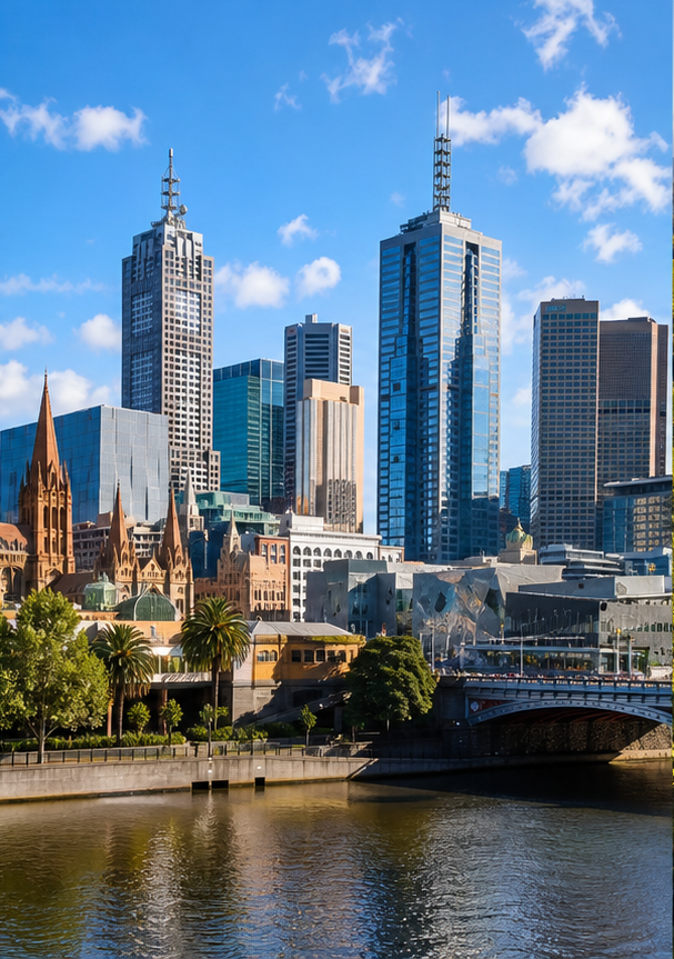 Melbourne city skyline
